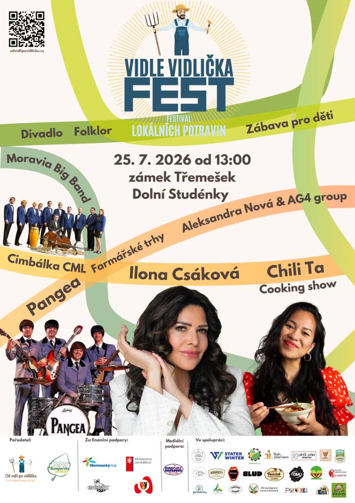- 25. 7. 2026 od 13:00 hod  - Zámek Třemešek Dolní Studénky  - Divadlo  - Folklor  - Zábava pro děti  - Farmářské trhy