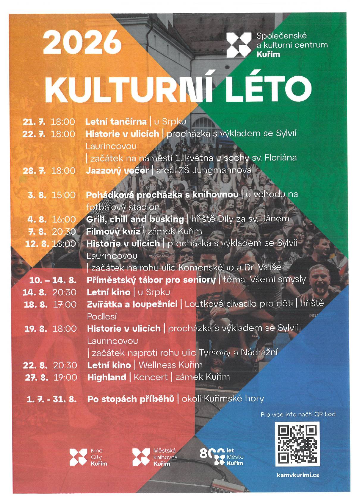 Společenské a kulturní centrum vás zve na pořádané akce v letošním létě.