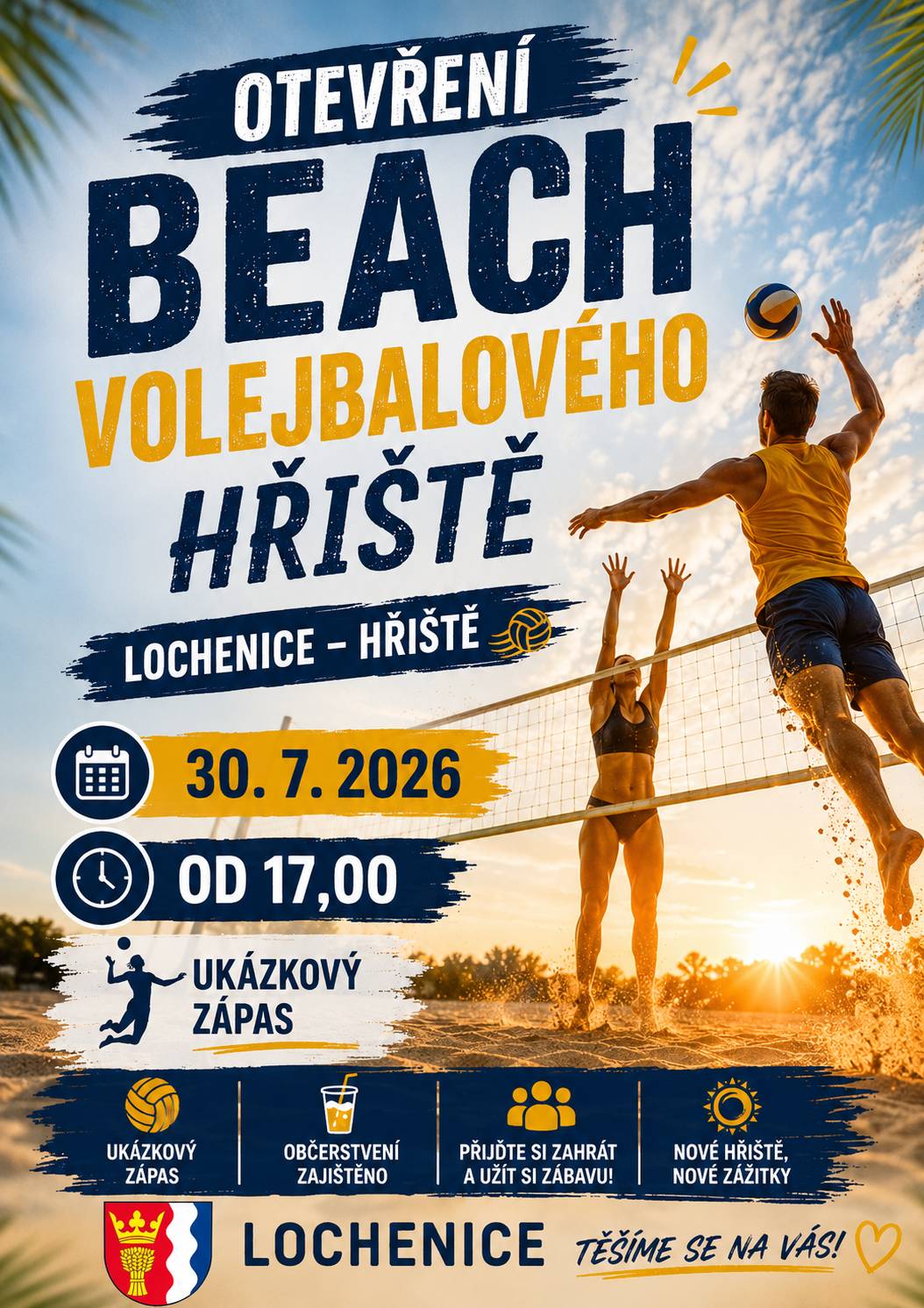 30.7. čtvrtek od 17,00 na hřišti v Lochenicích