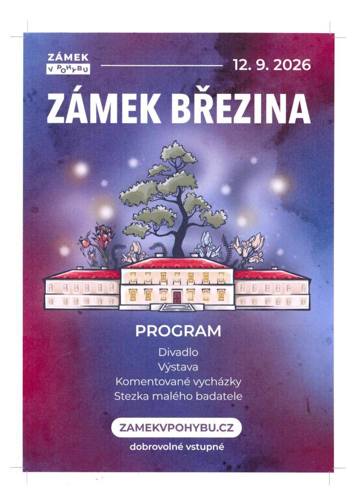Program: divadlo, výstava, komentované vycházky, stezka malého badatele
