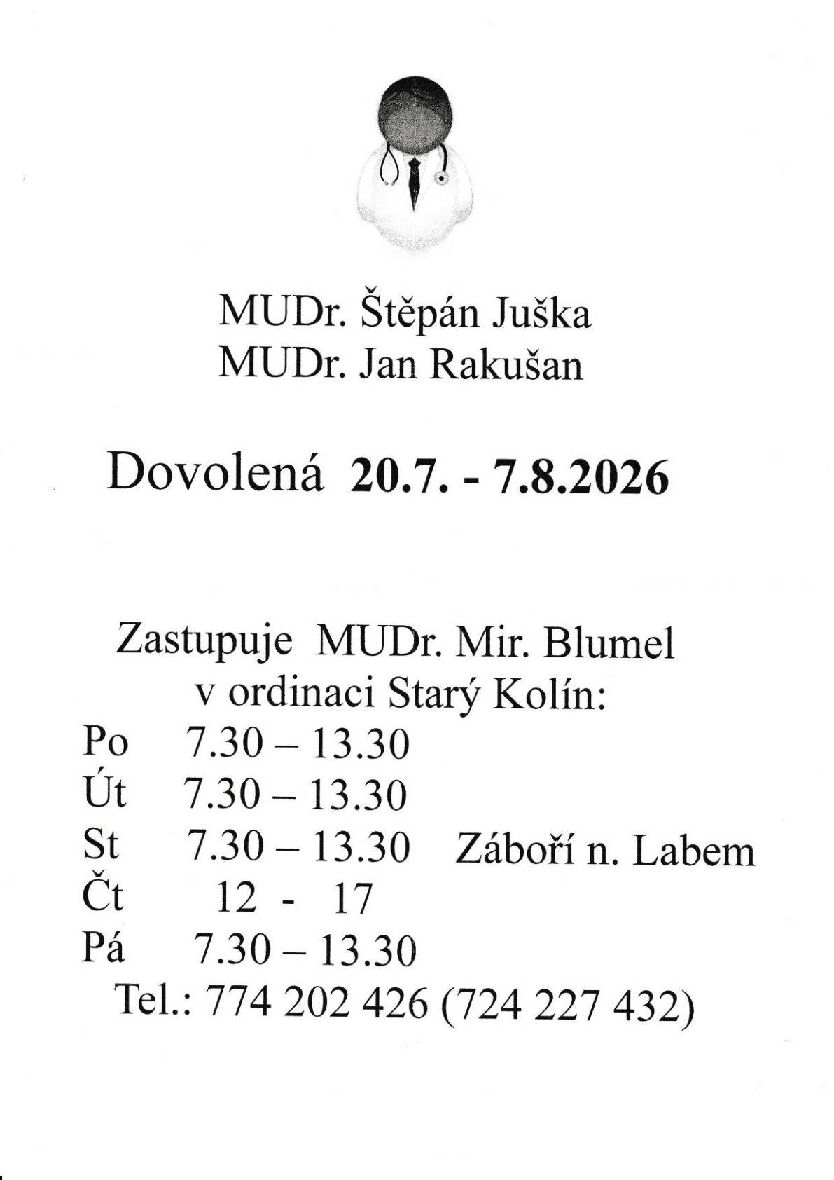 MUDr. Jan Rakuša