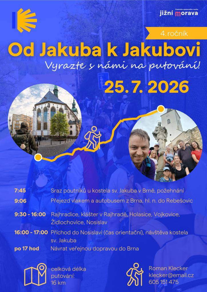 Pozvánka na putování od Jakuba k Jakubovi