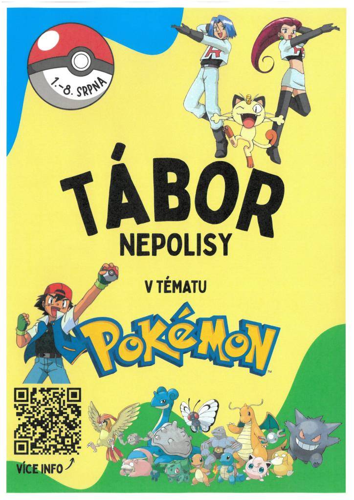 Zveřejňujeme informace k letnímu táboru