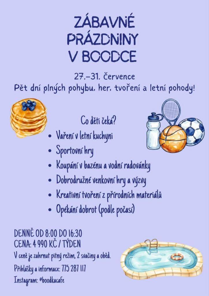 Hledáte program pro děti v týdnu 27. - 31. července?
