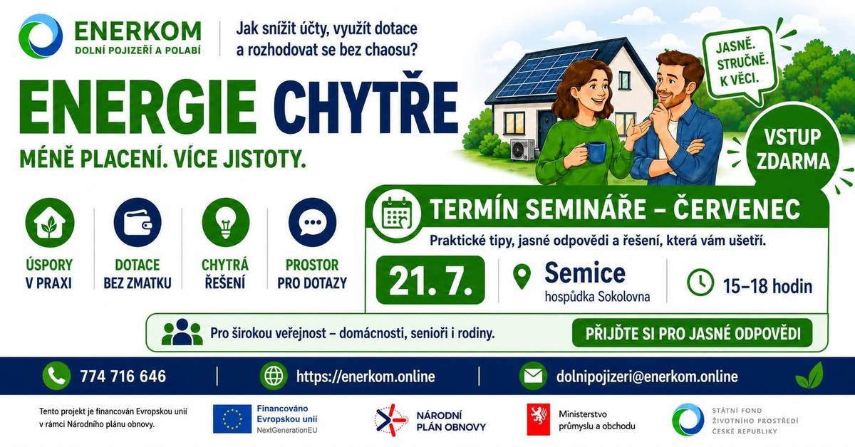 Připomínáme dnešní seminář v sokolovně.