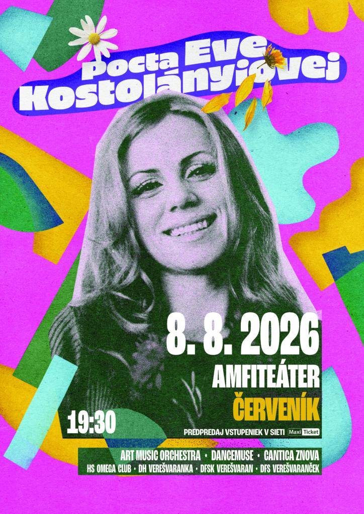 Amfiteáter Červeník - 8. augusta 2026 o 19,30 hod.