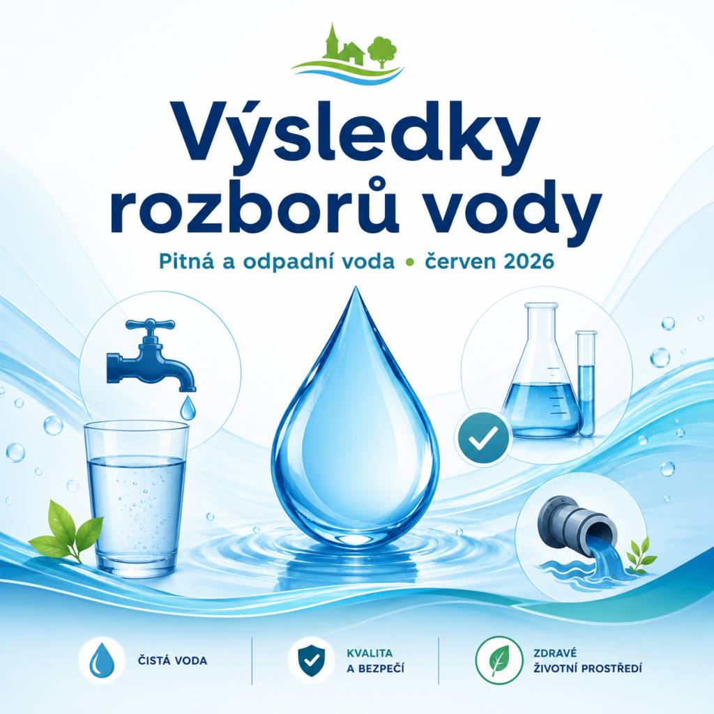 Obec Lhůta zveřejňuje aktuální výsledky laboratorních rozborů pitné vody z obecního vodovodu a odpadní vody z jednotlivých větví kanalizace.