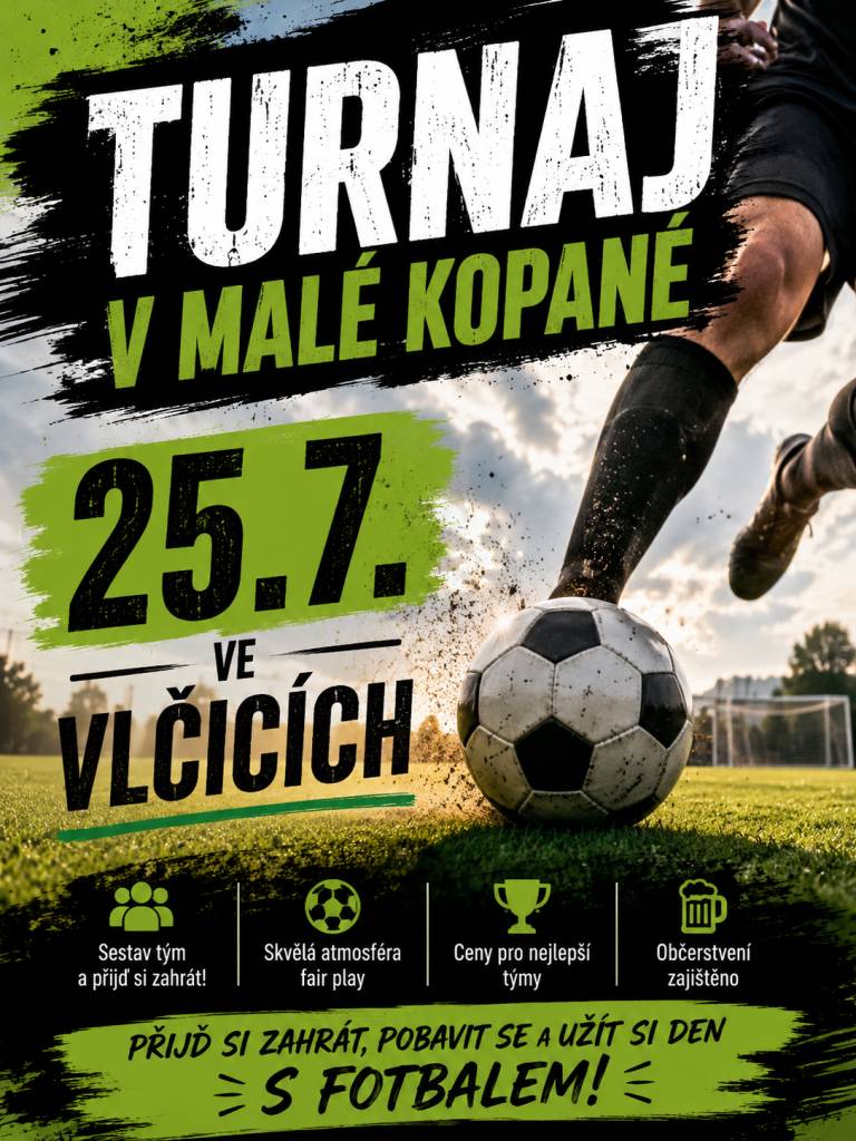 akce na hřišti ve Vlčicích