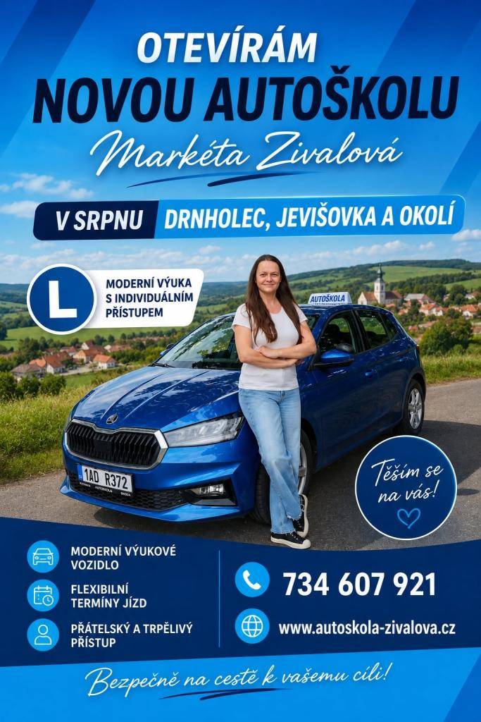 Autoškola - Drnholec, Jevišovka a okolí  Moderní výuka s individuálním přístupem