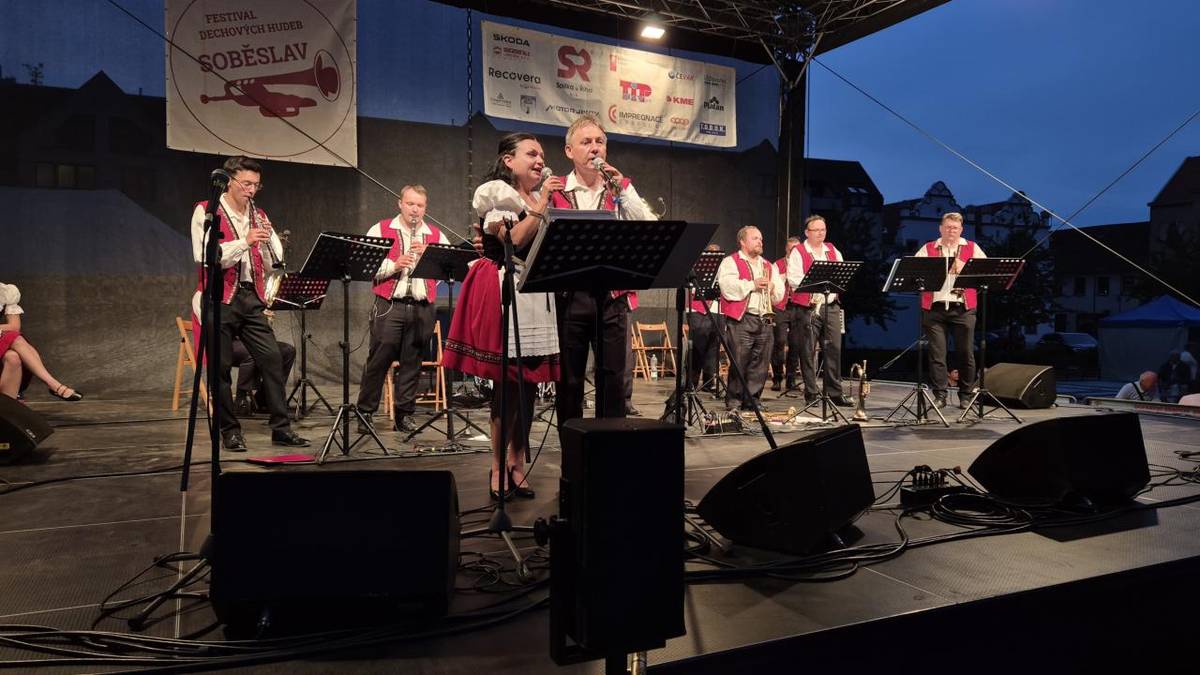 Kulturní dům města Soběslavi v sobotu 18. 7. pozval na Festival dechových hudeb.