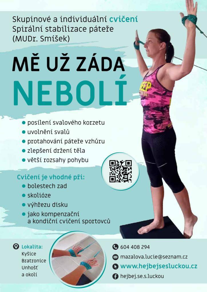 Nabídka skupinového i individuálního cvičení