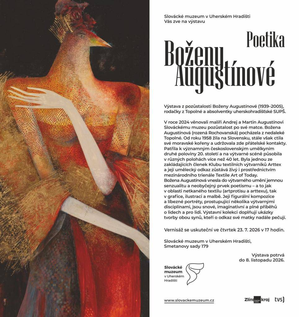 od 23. 7. do 8. 11. 2026 ve Slováckém muzeu v Uherském Hradišti