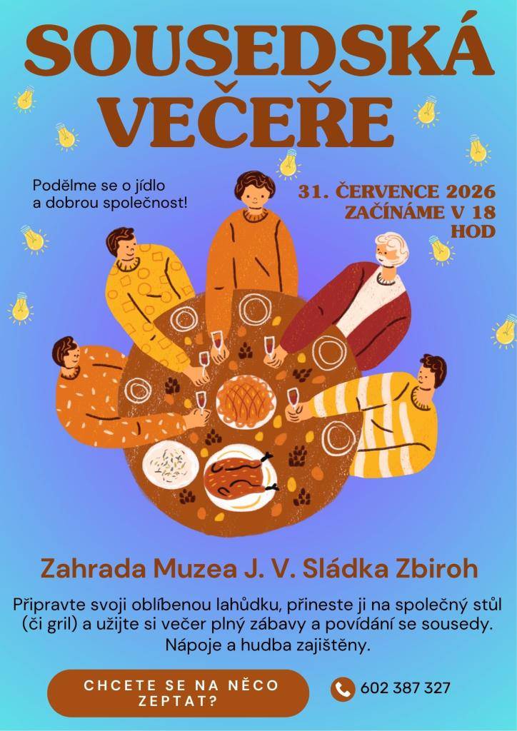 Pojďme dát dohromady nejen hlavy, ale i dobroty, pochlubme se svým kulinářským uměním nebo oblíbenou lahůdkou, protože u jídla se vždycky hezky povídá.