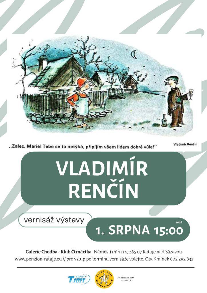 Zveme vás tedy na slavnostní vernisáž jeho obrázků v galerii Klubu Čtrnáctka.