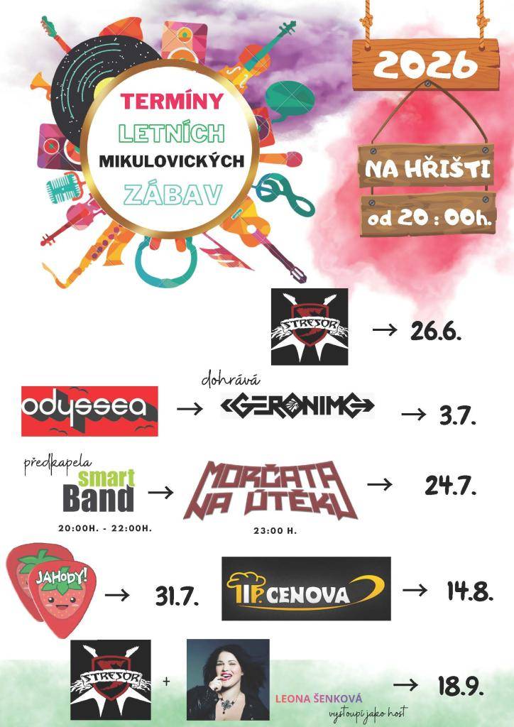 Přehled zábav na hřišti v Mikulovicích