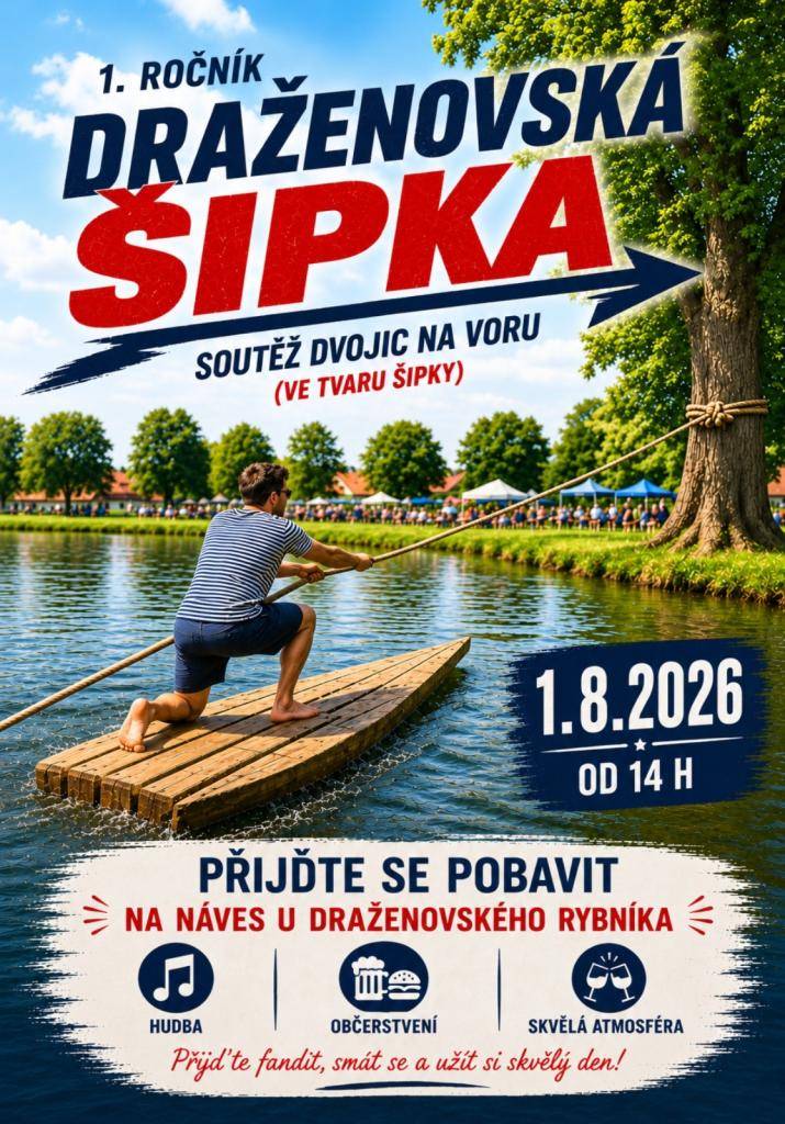 zábavná soutěž u rybníka
