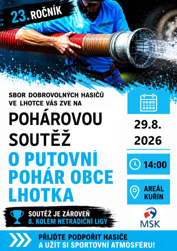 v sobotu 29. 8. 2026 od 14.00 na sportovišti Kuří