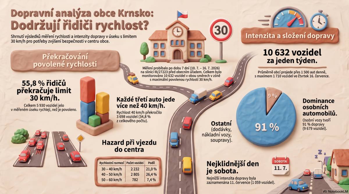 Data usvědčují řidiče z naprosté ignorance značek omezujících rychlost