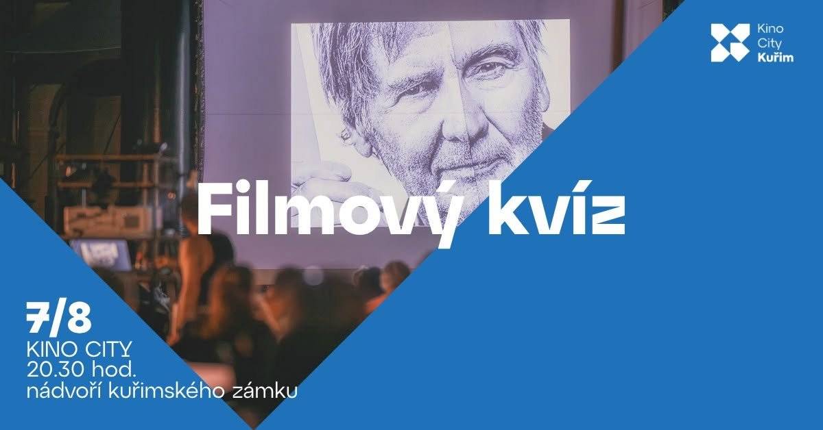 💡 Máte rádi filmy a soutěže? Poznáte film podle jediné scény, seriál podle prvních tónů úvodní znělky a jména slavných herců a hereček máte v malíku? Přijďte zkusit štěstí ve filmovém kvízu v pátek 7. srpna v 20:30 na nádvoří kuřimského zámku. 🏆 Vytvořte s přáteli tým a přijďte si užít pohodový večer. Ve třech kolech otestujeme vaše znalosti z různých filmových oblastí a žánrů. Pro vítězný tým bude připravena také malá výhra. 🎥 Tým by měl mít maximálně 6 soutěžících. Přihlašujte se na kino@kdkurim.cz nejpozději do 6. srpna. Nezapomeňte uvést počet soutěžících a hlavně NÁZEV týmu. Vstup 50,- / jeden soutěžící (na místě, platba kartou možná) 🔗 www.kulturakurim.cz