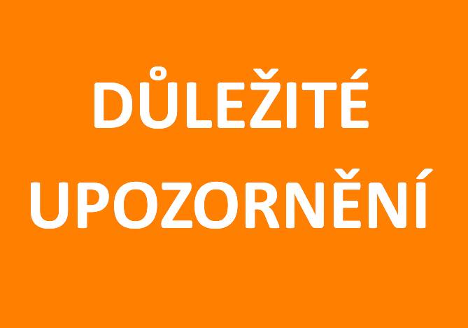 Oznamujeme občanům, že v době od 29. 7. do 4. 8. a od 10. 8. do 14. 8. 2026 nebude možné na OÚ vyřídit:  záležitosti týkající se evidence obyvatel přihlášení nebo potvrzení trvalého pobytu nebude možné žádat o výpisy z Czech POINTu  Děkujeme za pochopení.