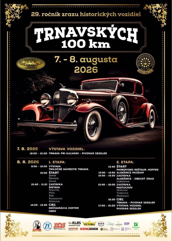 Pozvánka - "Trnavských 100 km" - dňa 8.8.2026