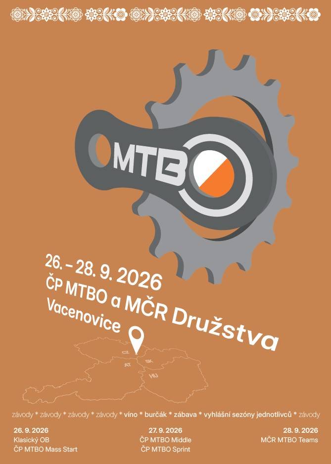 Přijďte si zaběhat nebo zajezdit na kole 26.-28.9.2026, pro občany Vacenovic je vstup na všechny závody grátis, přihlášky přes OÚ Vacenovice se spustí během září.  Zveme vás na večerní koncert skupiny Helemese v neděli 27.9. (za pěkného počasí v hasičském areále, za deště v KD Vacenovice)
