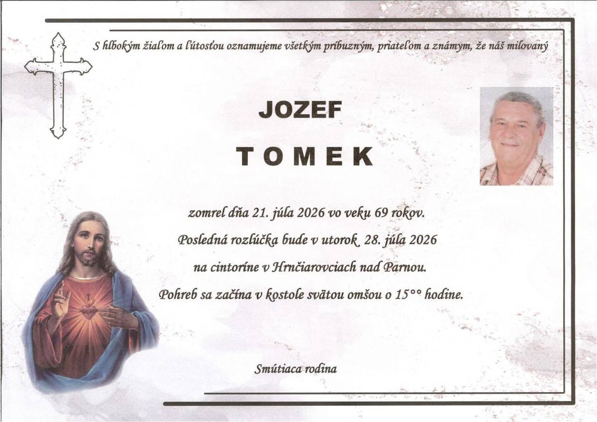 Smútočné oznámenie
