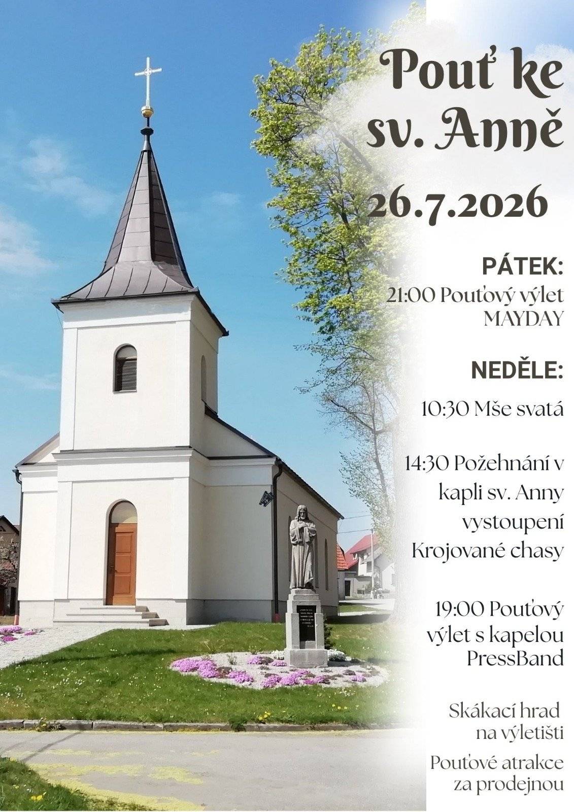 Dobrý den, níže informace