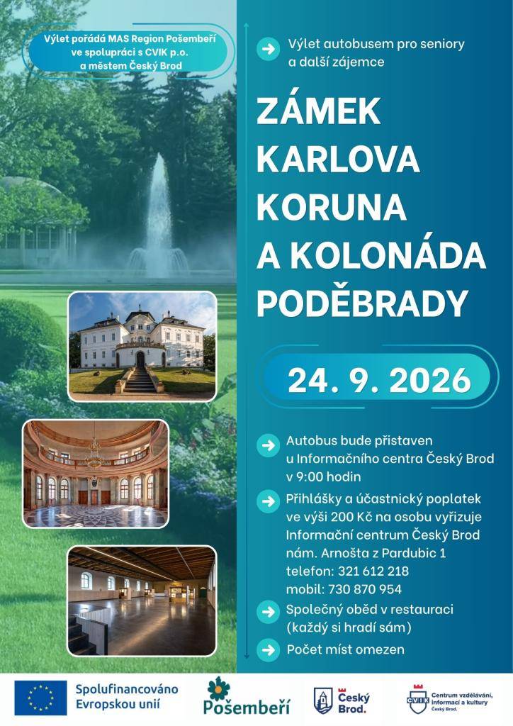 MAS Region Pošembeří pořáda výlet pro seniory 24. 9. 2026