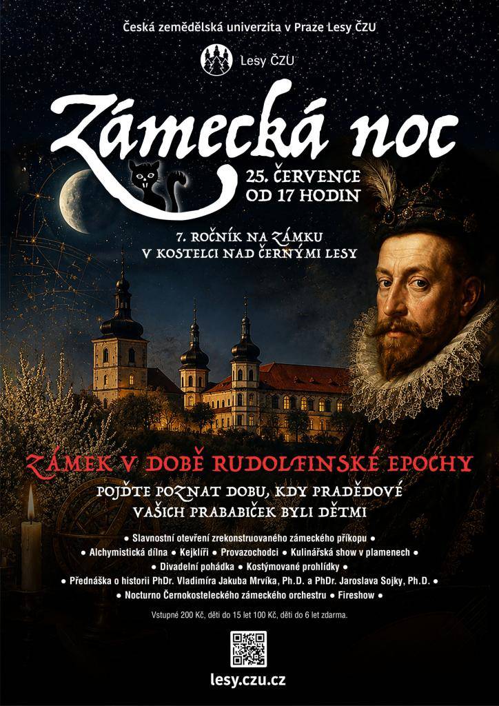 Již tuto sobotu se v Kostelci nad Černými lesy bude konat 7. ročník Zámecké noci s bohatým programem. Pozvánku a program této akce naleznete v příloze.