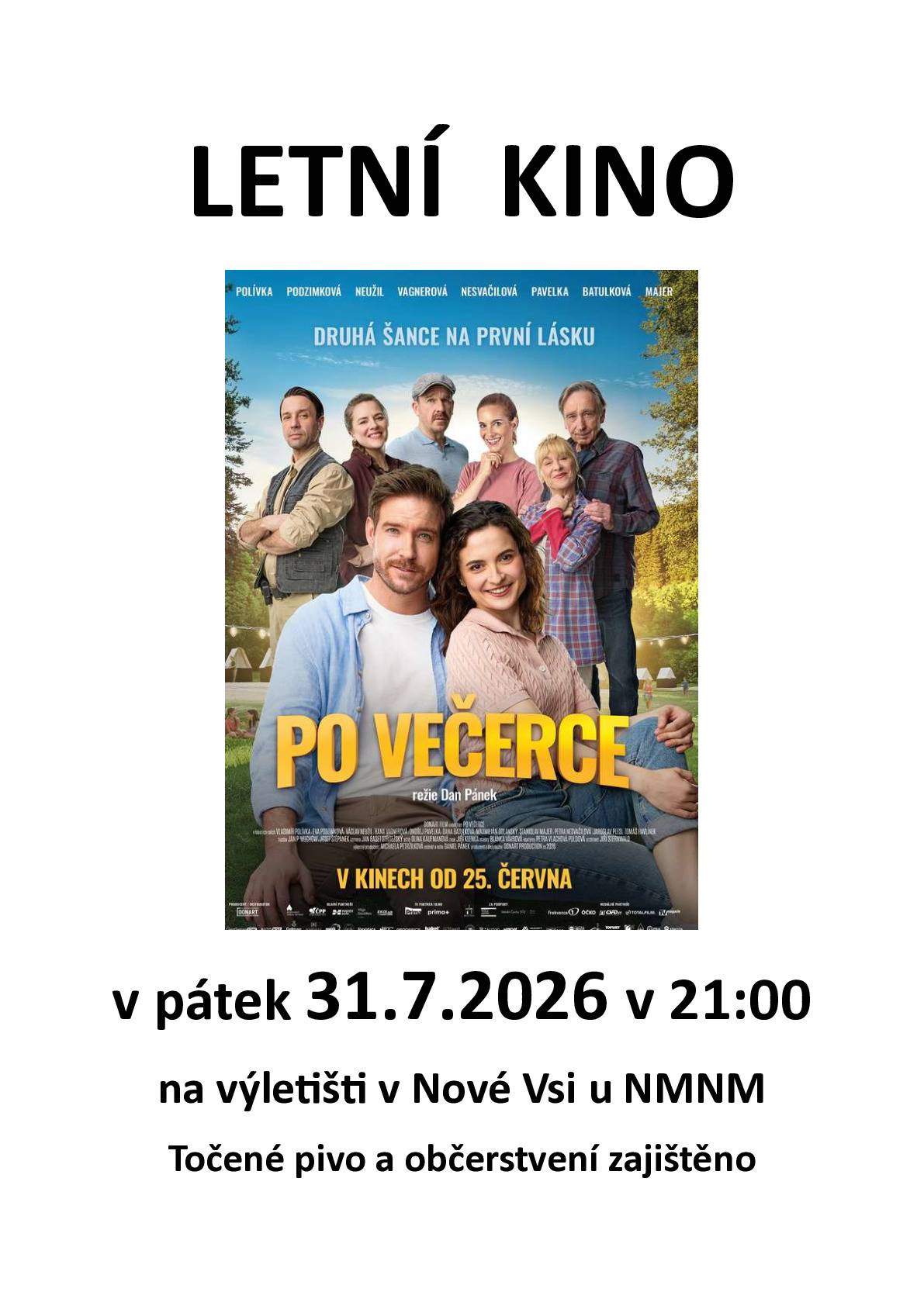 Dobrý den, níže Pozvánka na letní kino