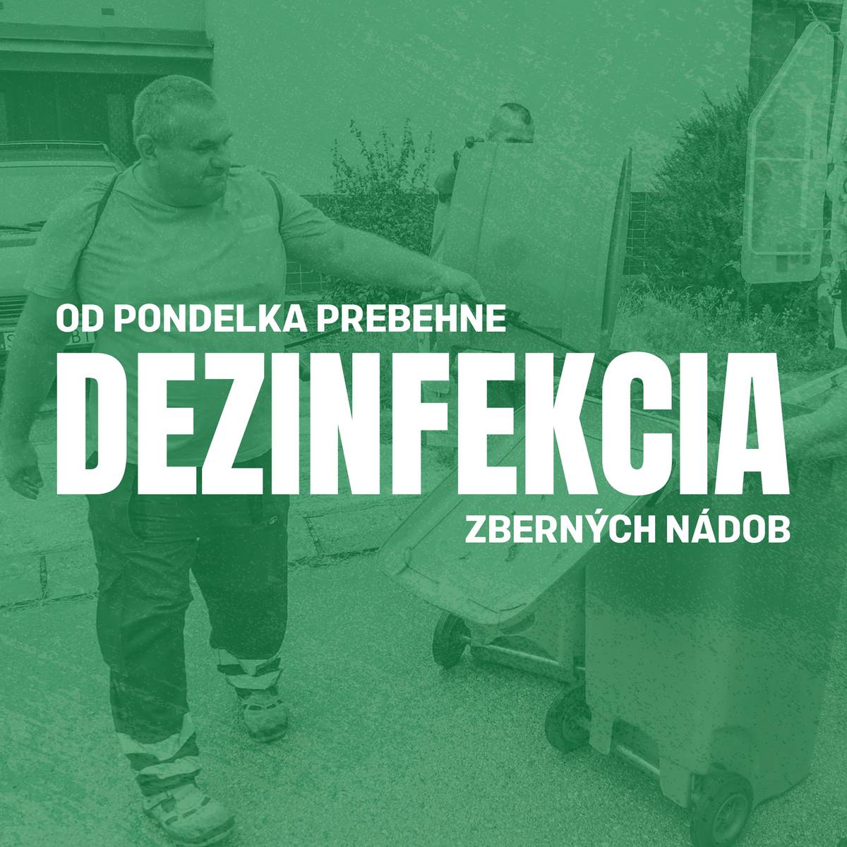 Vážení občania, VEPOS - SKALICA od pondelka zrealizuje dezinfekciu a dezinsekciu zberných nádob v čase ich vývozu. 27. júl (pondelok) - zmesový odpad, bioodpad (rodinné domy,  podnikateľské subjekty a bytové domy) 28. júl (utorok) - zmesový odpad, bioodpad (rodinné domy a podnikateľské subjekty) 29 júl (streda) - zmesový odpad, bioodpad (rodinné domy a podnikateľské subjekty) Prosíme vás, aby ste v čase vývozu vyložili príslušné zberné nádoby na verejné priestranstvo. Ďakujeme.