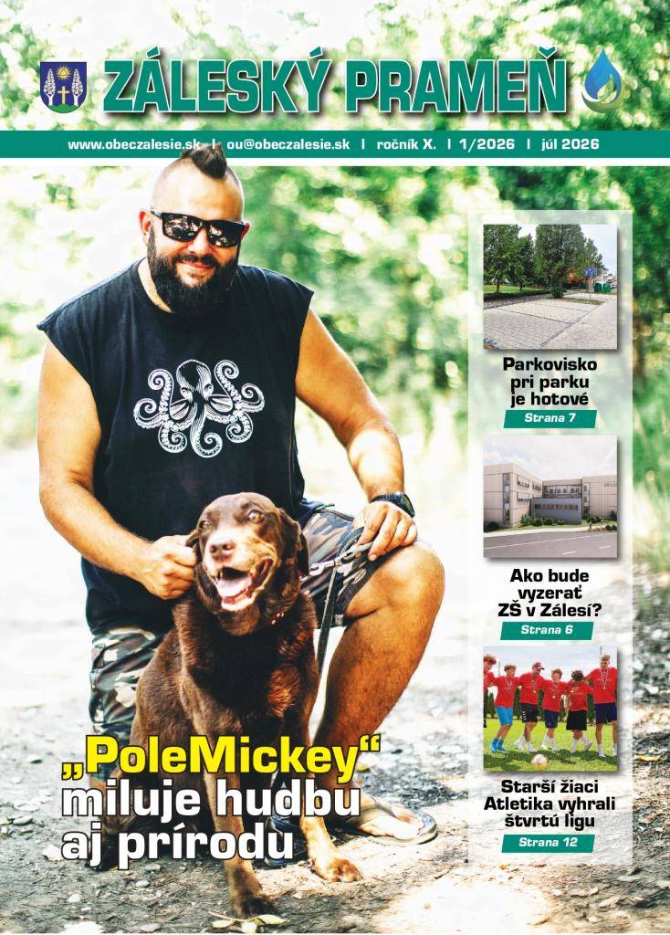 Vážení občania, v týchto dňoch vám do vašich poštových schránok distribuujeme nové číslo Záleského prameňa.