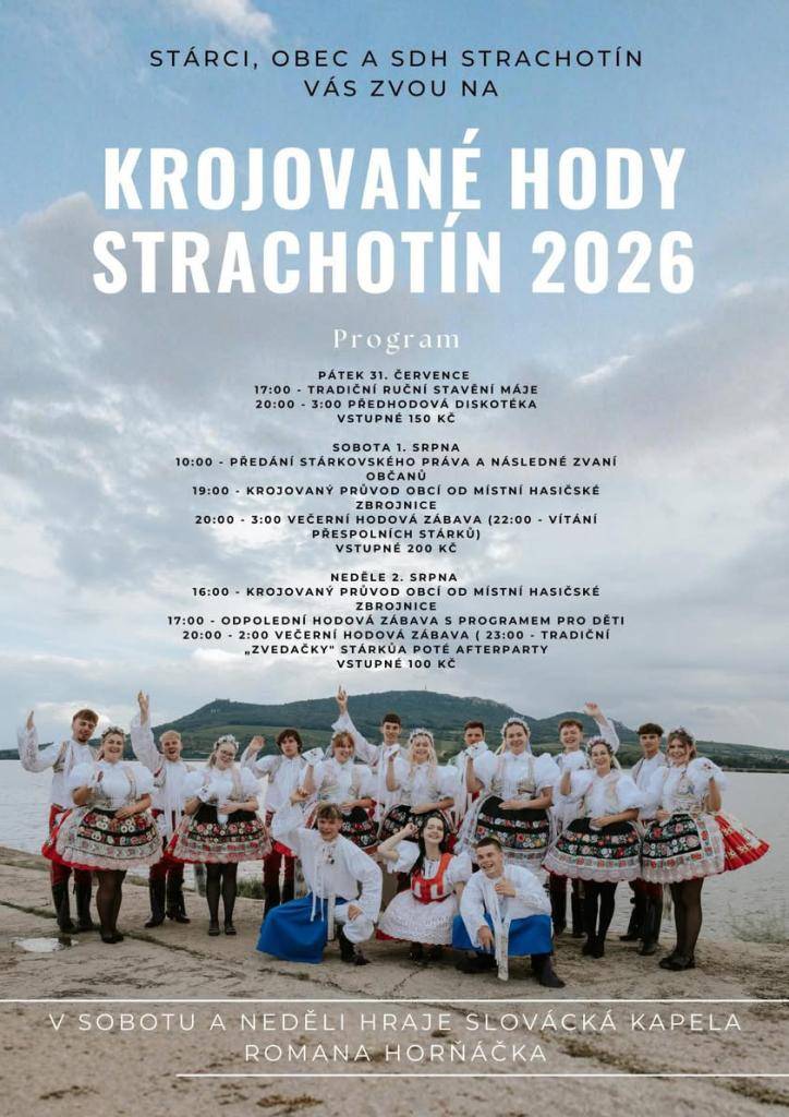 Hody Strachotín 31.7.-2.8.2026