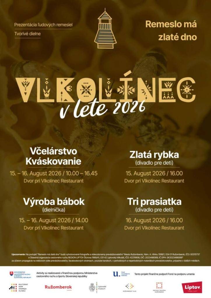 Vlkolínec v lete 2026
