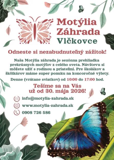 Motýlia záhrada - Vlčkovce