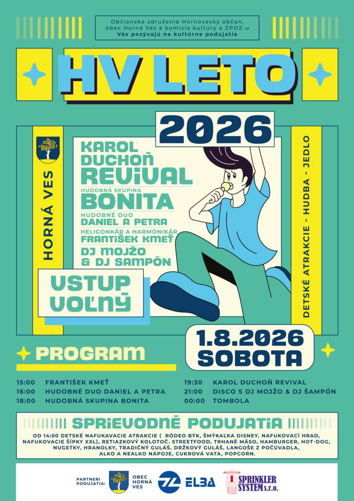 1. augusta 2026 Horná Ves