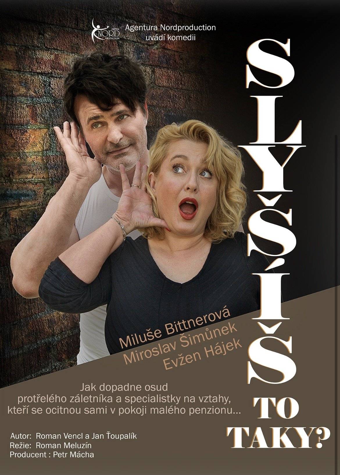 Připravujeme pro vás divadelní představení.🎭🎶 Kulturní středisko velký sál Pátek 18. 9. 2026 od 19.00 hod. Prodej vstupenek od 10. 8. 2026 MěKaSS Vejprty  📞731 449 167  /  730 316 332