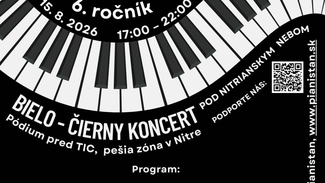 15.08.2026, Pešia zóna v Nitre