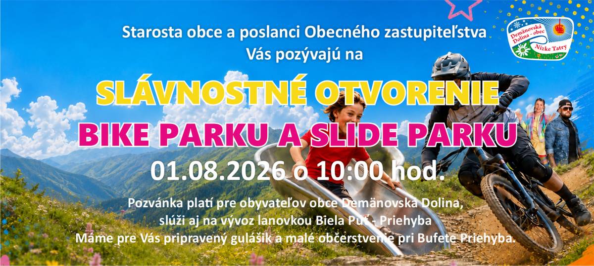 Slávnostné otvorenie Bikeparku