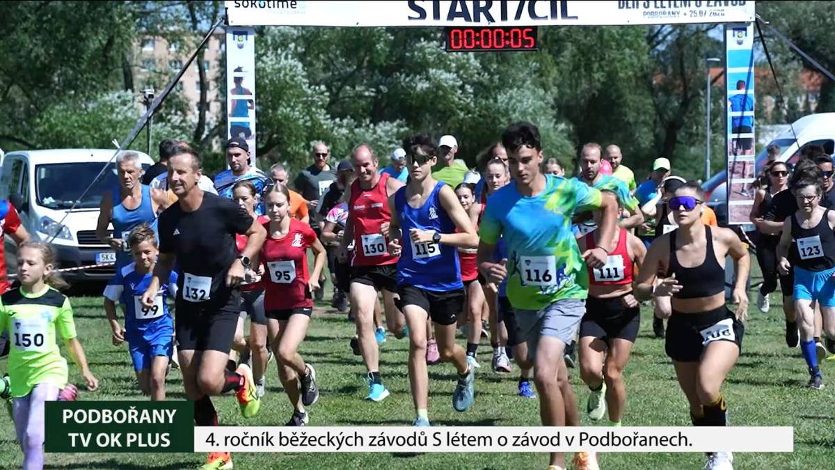 Aktuální videoreportáž z produkce TV OKplus Žatec byla právě zveřejněna na YouTube kanálu města Podbořany. Reportáž je ze 4. ročníku běžeckých závodů S létem o závod v Podbořanech.