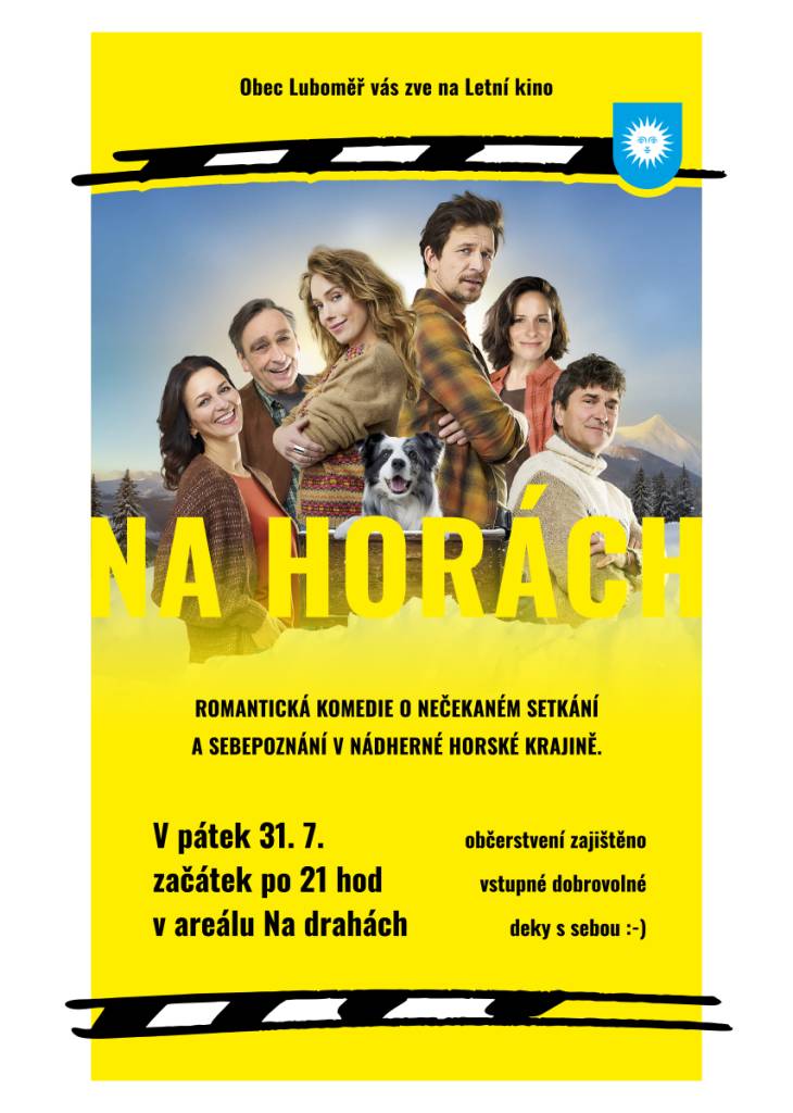 Letní kino  Luboměř: Na drahách  31.7.2026  film: NA HORÁCH