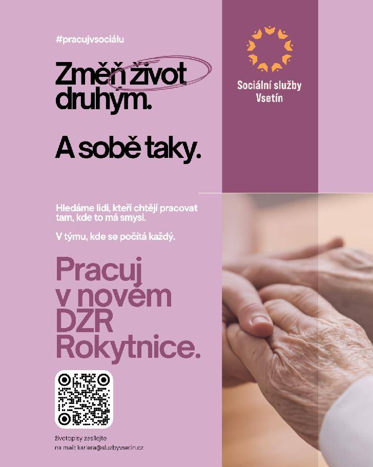 Změň život druhým.  A sobě taky.