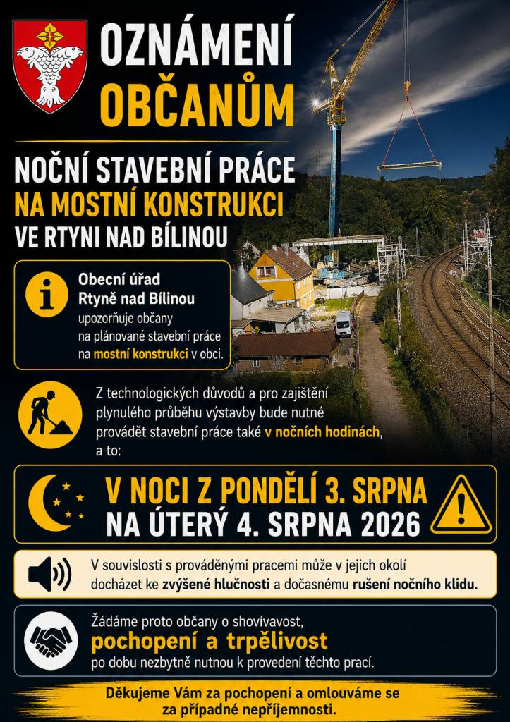 v noci z pondělí 3.8.2026 na úterý 4.8.2026