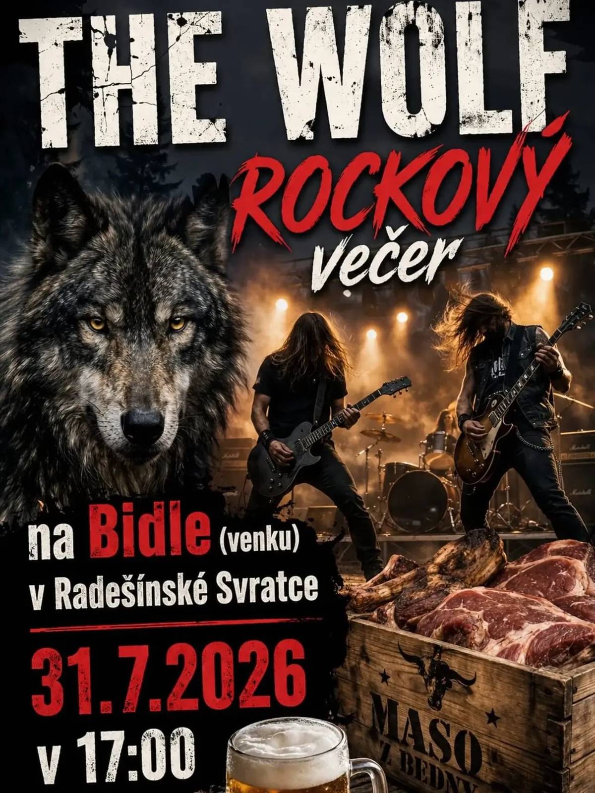 1. Obec Radešínská Svratka ve spolupráci s SDH vás srdečně zve na promítání nové letní komedie „Někdo to rád v Plzni“. V sobotu 1. srpna od 21:00 v Pustých. Občerstvení, smích a dobrá nálada zajištěny 😀 2. Pozvánka na rockový večer, který se uskuteční v pátek 31. 7. 2026 na Bidle od 17:00.