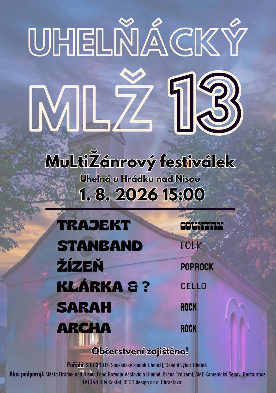Jízda v okrajových částech města ještě nekončí... Uhelňácký Mlž již tuto sobotu!