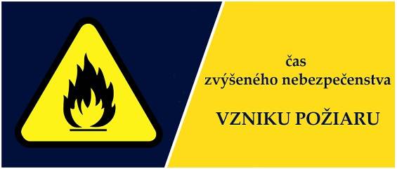Okresné riaditeľstvo HaZZ Liptovský Mikuláš vyhlásilo od 31.07.2026 od 08:00 hod. od odvolania pre celé územie okresu Liptovský Mikuláš čas zvýšeného nebezpečenstva vzniku požiaru.   Celé vyhlásenie v prílohe: