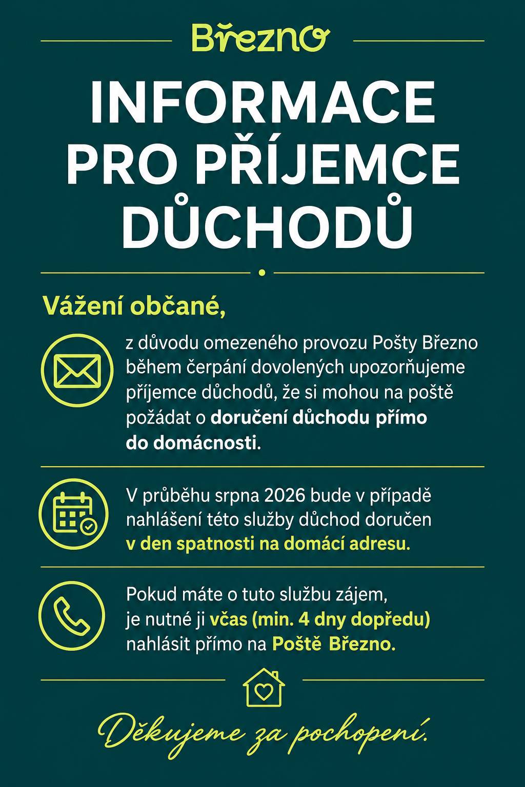 Prosím, berte na vědomí. 👇🏼
