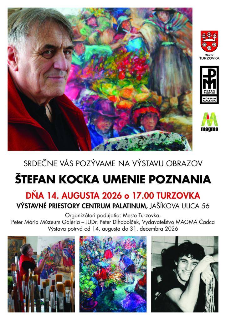 Srdečne vás pozývame na výstavu obrazov Štefana Kocku.
