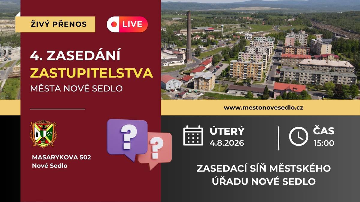 Zítra mimořádně zasedá naše zastupitelstvo města, které má na programu body, které jsou uvedené v příloze tohoto příspěvku.     👉 Jednání je veřejné a bude dostupné i online pod odkazem: https://youtube.com/live/WBRU2CcWbaY?feature=share     Řádné zasedání zastupitelstva města se poté uskuteční po prázdninách, a to ve středu 23.9.2026. Budeme rádi, když se opět připojíte — ať už osobně, nebo online.